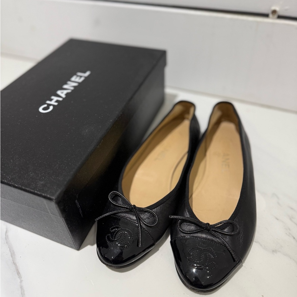 Chanel Black Ballet Flats